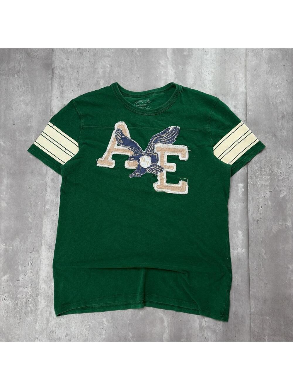 Y2K Green American Eagle Grunge Gothic Skater T-Shirt